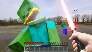 Minecraft in Real Life POV 創世神第一人稱真人版 Realistic Minecraft Real POV Texture Pack Animation