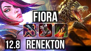 FIORA vs RENEKTON (TOP) | 10/0/6, 70% winrate, Legendary | EUW Diamond | 12.8