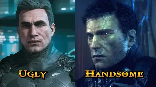 Bruce Wayne Face Comparison (Batman Arkham Knight vs Suicide Squad Kill the JL)