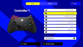 eFootball 2022 - Controller setup (IN GAME)