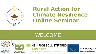 Rural Action for Climate Resilience - Online Seminar 4