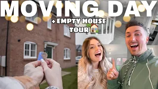 OUR NEW EMPTY HOUSE TOUR!! // MOVING DAY VLOG // NEW BUILD HOUSE TOUR!!