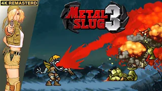 Metal Slug 3 Eri Longplay (Arcade) [4K/Remastered/60FPS]