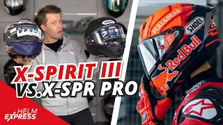 NEUER RACINGHELM von SHOEI wirklich besser als der alte?! 🤔 Shoei X-SPR PRO vs. X-SPIRIT III