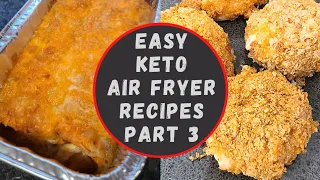 Easy Keto Air Fryer Recipes🔥7 Minute Enchiladas!