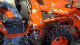 Kubota B2601 hydraulic pressure test!!