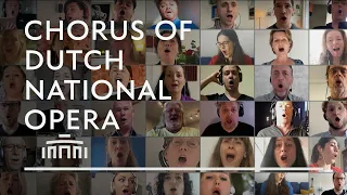 Chorus on lockdown sings Easter Hymn (Cavalleria Rusticana) - Dutch National Opera