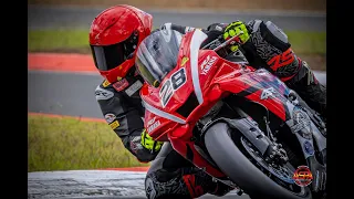 Queensland Raceway ASBK 2024 Yamaha R1 onBoard