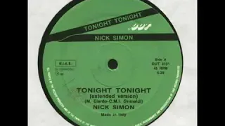 Nick Simon - Tonight Tonight (Extended Version) 1987