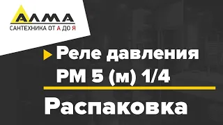 Распаковка реле давления PM 5 (м) 1/4