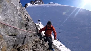 Mont Blanc, classic Grands Mulets route - Ludvig Scherrer, Fredrik Lindberg and Henrik Faye