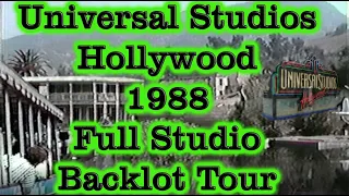 Universal Studios Hollywood 1988 - FULL Backlot Tour - Home Video