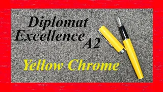 Diplomat Excellence A2 Yellow Chrome - Review Deutsch