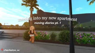 ✧ 🌴 moving into my new apartment | moving diaries ep. 1 | bloxburg roleplay