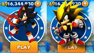 Sonic Dash - Shadow VS Super Shadow _ Movie Sonic vs All Bosses Zazz Eggman