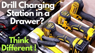 Drill Charging Station in a Drawer!
