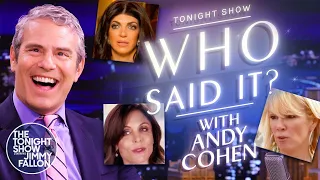 Andy Cohen Tests His Real Housewives Quote Knowledge | The Tonight Show Starring Jimmy Fallon