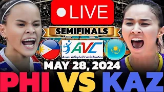 PHILIPPINES VS. KAZAKHSTAN 🔴LIVE NOW | MAY 28, 2024 | AVC CHALLENGE CUP 2024 #avccuplive #avccup2024