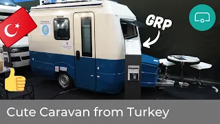 CUTE Lightweight GRP Caravan from TURKEY! :) Hotomobil TROY 01