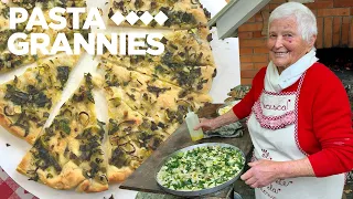 96 year old Francesca makes focaccia genovese! | Pasta Grannies