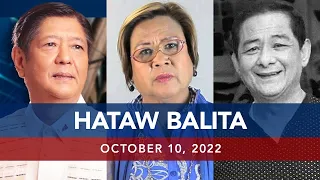 UNTV: Hataw Balita Pilipinas | October 10, 2022