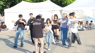 2024.05.19/AB 여기서요?/청하 CHUNG HA - EENIE MEENIE/ARTBEAT 아트비트 한강버스킹