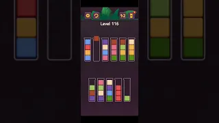 Complete Block King Sort Puzzle Level 111 to Level 120