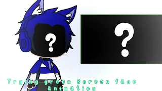 Rating Green screen gacha animated face | *Please read description*