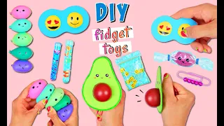 7 DIY Super Fidget Toy Ideas - Anti-stress POP IT Toys - Viral TikTok Fidget Videos