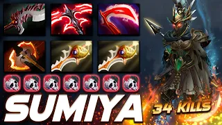 SumiYa Phantom Assassin 34 KILLS - Dota 2 Pro Gameplay [Watch & Learn]