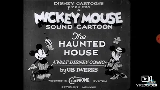 The Haunted House Mickey mouse (1929) 1/2