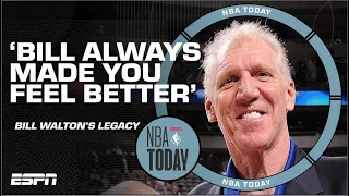 Sharing my special moments talking to Bill Walton + Jay Bilas joins | NBA Today