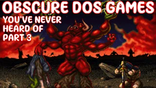 Obscure DOS Games - Part 3