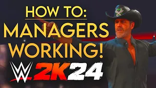 How To Make MANAGER ATTIRES WORK In UNIVERSE in WWE 2K24!