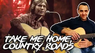 Take Me Home, Country Roads - John Denver - Easy Guitar Lesson