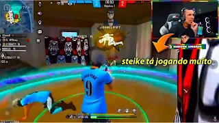 STEIKE IMPRESSIONOU O HUDSON NESSE 4V4! STEIKE EM OUTRO NÍVEL🔥