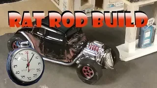 Hot Wheels Rat Rod in 4 Minutes. Live Build. Parts from Dollar Tree!