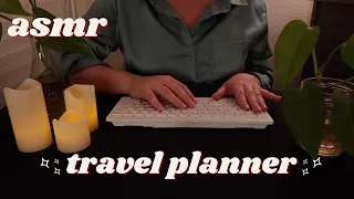 ASMR Planning A Relaxing Trip 🗺 🚗 Soft-Spoken Travel Planner Roleplay