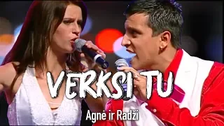 Agnė ir Radži - Verksi Tu (Official Live Video). Lietuviškos Dainos