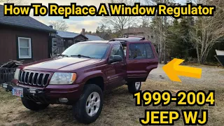 HOW TO REPLACE A WINDOW REGULATOR ON A 1999-2004 JEEP GRAND CHEROKEE