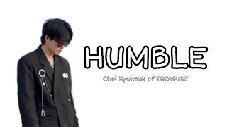 Choi Hyunsuk (최현석) - 'HUMBLE' Lyrics | TEURANGHAE