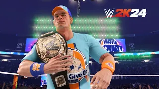 WWE 2K24 - John Cena Spinner WWE Title ENTRANCE (PS5)