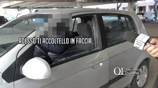 Degrado a Santa Rita: "Vattene di qui o ti accoltello in faccia"