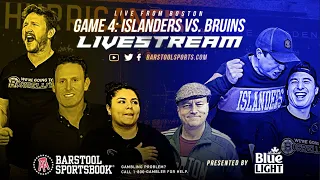 The Bruins/Islanders Series Rages On. We’re live from Hurricane’s for Game 4 Presented by @LabattUSA