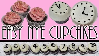 Quick and Easy New Years Eve Cupcakes | CupcakeGirl