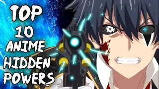 Top 10 Anime Where Main Character Hides His True Power (HINDI)
