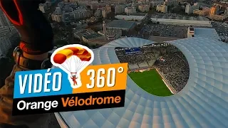 Parachute jump over Marseille and Orange Vélodrome stadium 🔥