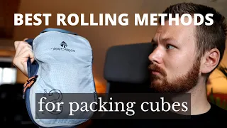 How to Roll Clothes for Packing Cubes (The Quickest Methods)