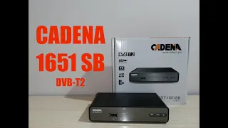 cadena 1651SB обзор приставки DVB-T2