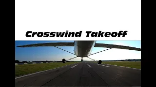 Crosswind Takeoff